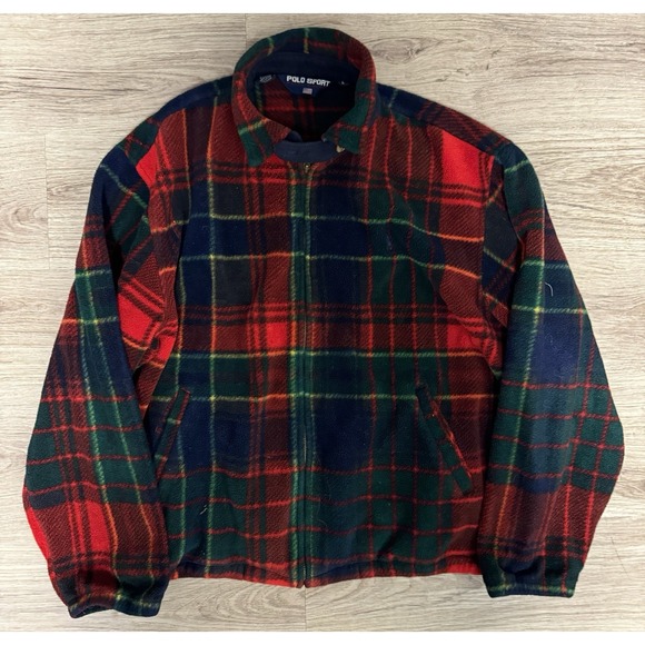 Polo Ralph Lauren Other - CRAZY POLO RALPH LAUREN SPORT VINTAGE FLEECE 🇺🇸 PLAID FLANNEL‎ COLOR L